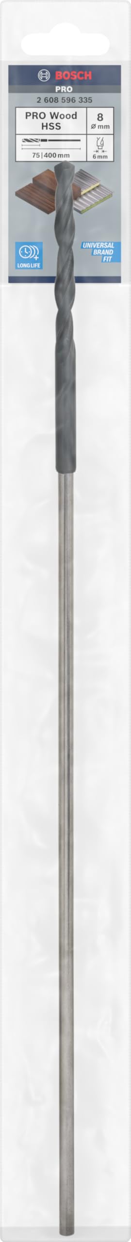 Bosch 2 608 596 335 - Brocas para encofrados e instalaciones (8 x 400 mm)