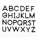 Really Good Stuff EZread Black Magnetic Upper and Lowercase Letters Kit - 1 Storage Case, 217 Magnetic Letters