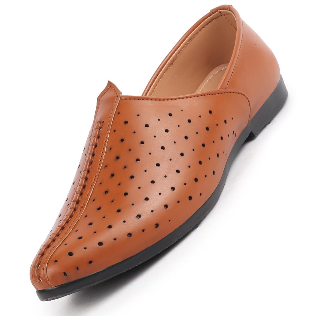 FAUSTO Mens FST KI-1701 TAN-44 Tan Ethnic Traditional Juttis & Mojaris (10 UK) (B08NPW7DBR) Amazon Price History, Amazon Price Tracker