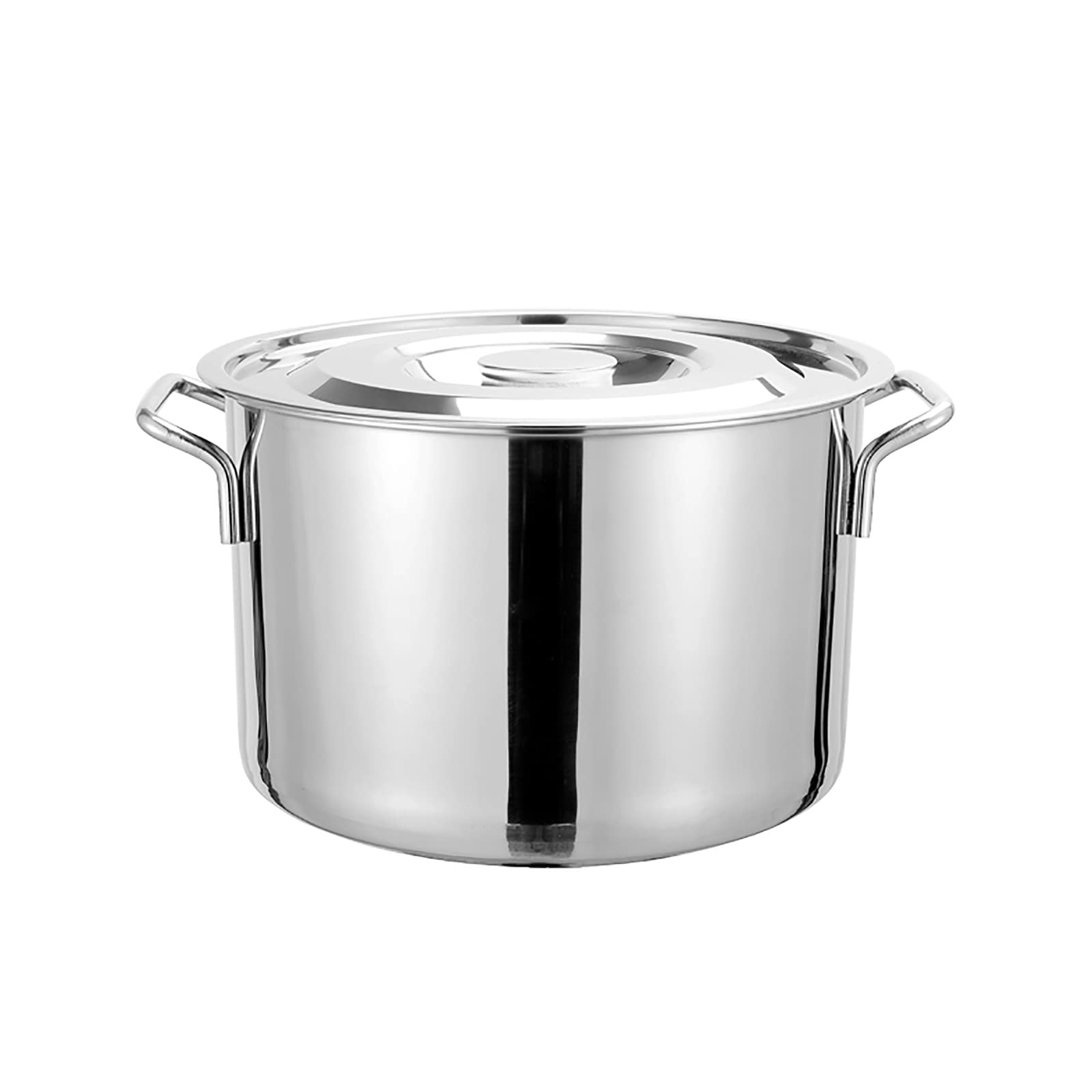 Olla Pesada De Acero Inoxidable con Tapa, Olla De Acero Inoxidable, Olla para Preparar Cerveza Casera (Tamaño: 30 X 20 Cm (13 L))