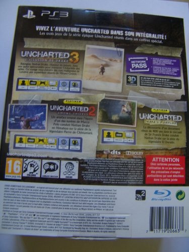 TRILOGY UNCHARTED : UNCHARTED 1 & 2 & 3 / PS3 - vue 4