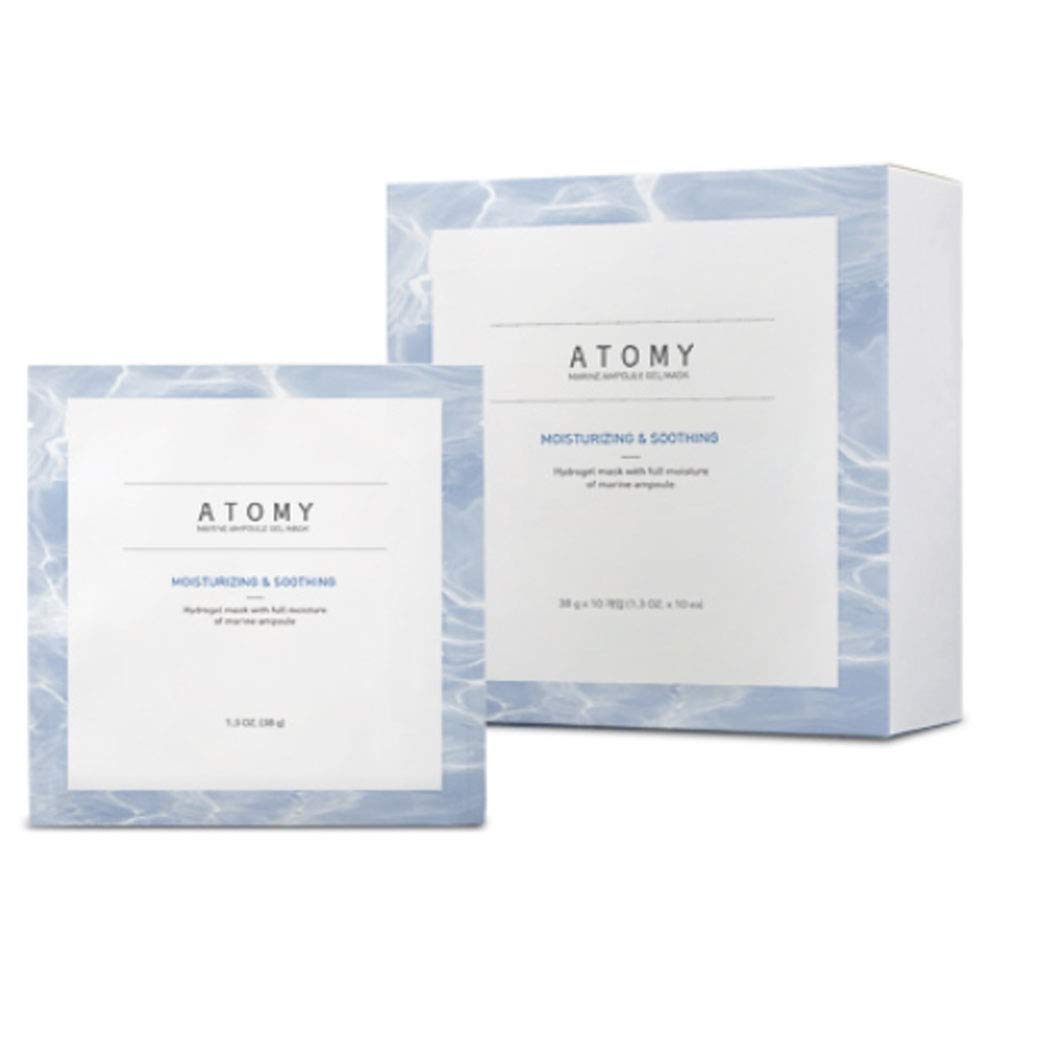 Amazon | AtomyアトミMARINE AMPOUL Gel Mask38g X10ea美白弾力密着 