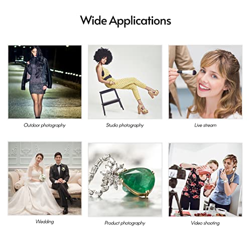 Camnoon LED-800 Luz de vídeo para fotografia profissional LED Painel de luz para fotografia profissi