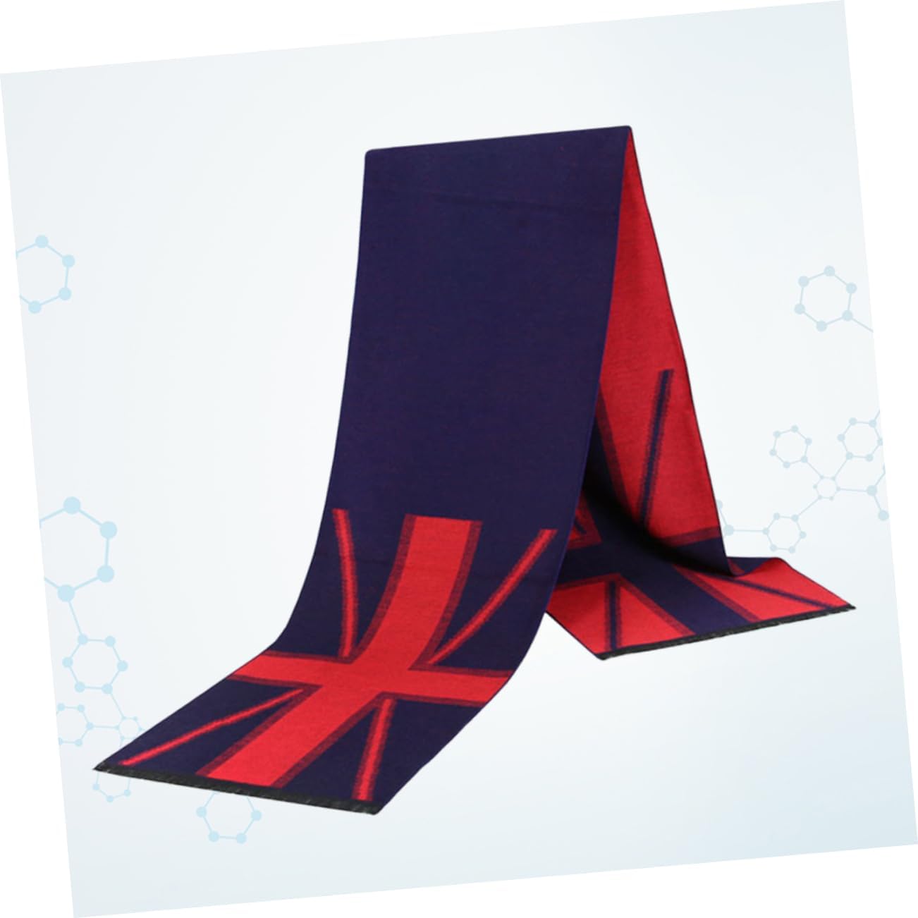 VANZACK Autumn Winter Warm Plaid Scarf for Men Men's Neckerchief Stylish Cotton Scarves Easy Match