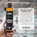 Live Bearded Beard Wash, 8 fl oz - Water-Based Face Cleanser with All-Natural Ingredients for a Gentle, Deep Clean - Made in the USA | Canyon Scent - Juniper, Cypress, Fir Needle - Image 3