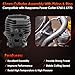 ATRACYPART 51mm Cylinder Assembly with Piston & Ring, Compatible with Husqvarna Power Cutter Saw K760 II, K760 Active II, K770, Cylinder Piston Kit Replaces# 581476102