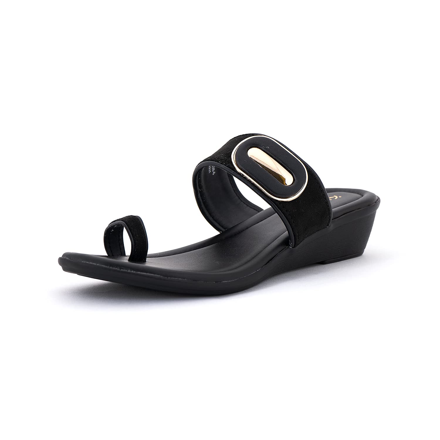 Khadims Women Black Heel Slip-On for Women-5 UK (B09HSF7D9S) Amazon Price History, Amazon Price Tracker