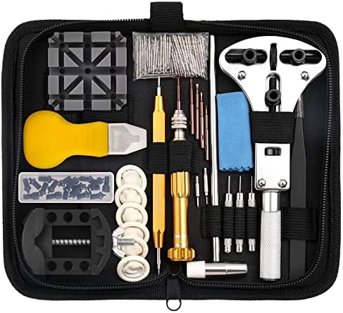 Vastar Watch Repair Kit, Watch Repair Tools Professional Spring Bar Tool Set, Watch Band Link Pin Tool Set with Carrying Case