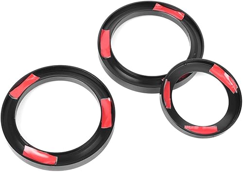 Miniatura 5 de Lirun - Juego de 3 anillos de cubierta de anillo para motocicleta, velocímetro de motocicleta, para BMW R Nine T R9T R1200R 2014 2015 2016