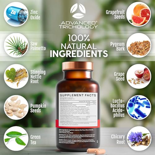 image for Advanced Trichology DHT Blocker - Hair Growth Supplement for Genetic T