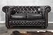 Produktbild Invicta Interior 9685 Chesterfield Sofa 2-er mit Nietenbesatz, dark coffee