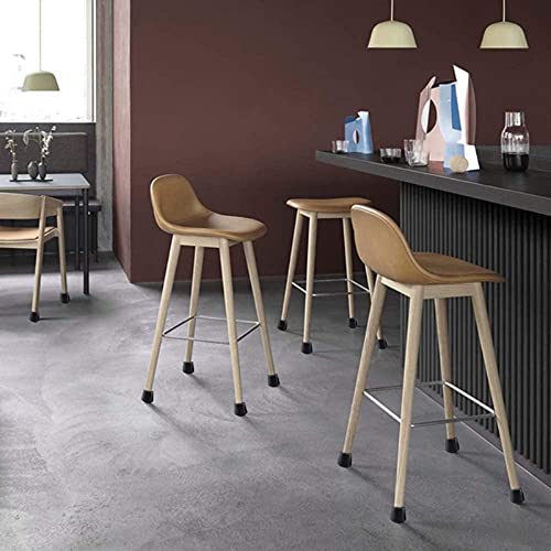 Anpatio 16pcs Chair Leg Caps Rubber Leg Tips Stools Table Foot Cover 7/8 Inch Black Antislip Prevent Scratches Round