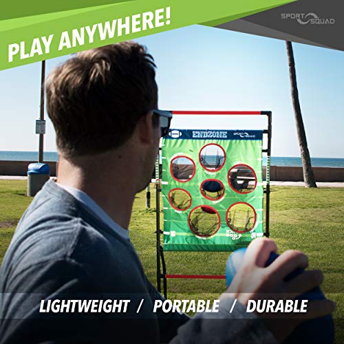 Sport Squad SSD1000 Endzone Challenge 2-In-1 Football And Flying Disc Toss - Backyard And Lawn Game thumb #1