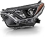 ACANII - For 2016 2017 2018 Toyota RAV4 Halogen Model w/Black Bezel Projector Headlight Headlamp Assembly Driver Side