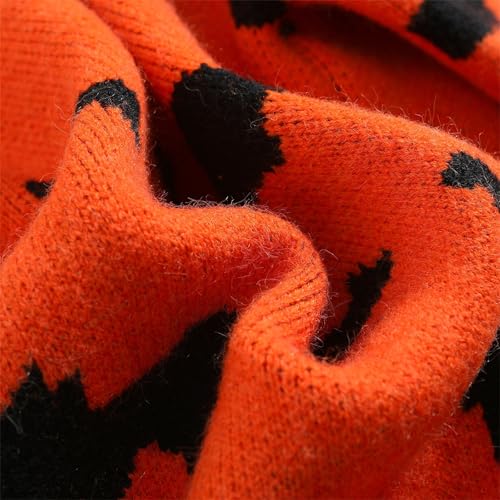 Oversized Sweaters for Toddler Girl Crewneck Long Sleeve Fuzzy Knit Warm Pullover Sweater Kids Halloween Infant Clothes4