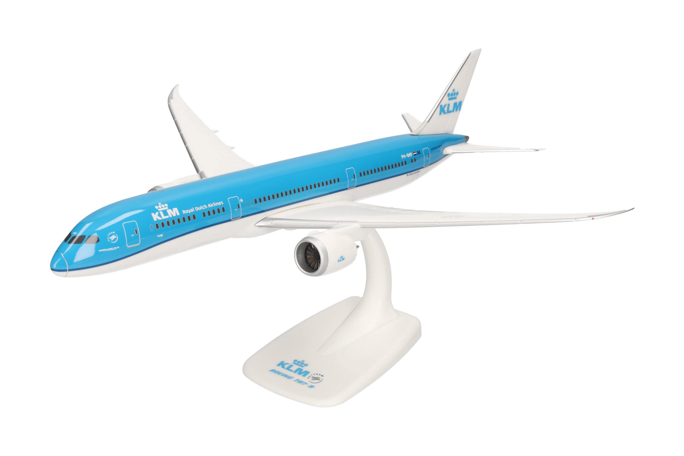 Herpa Snap-Fit Model Airplane KLM Boeing 787-9 Dreamliner - PH-BHP