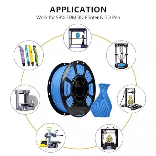 Image of iBOSS Matte PLA Plus Filament Dark Blue 1KG, 1.75mm 3D Printer Filament Dimensional Accuracy + /- 0.02mm, 1kg Carboard Spool (2.2lbs) for Most FDM 3D Printers