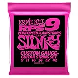 Ernie Ball Super Slinky RPS - Cuerdas para guitarra eléctrica, entorchadas en níquel, calibre 9-42