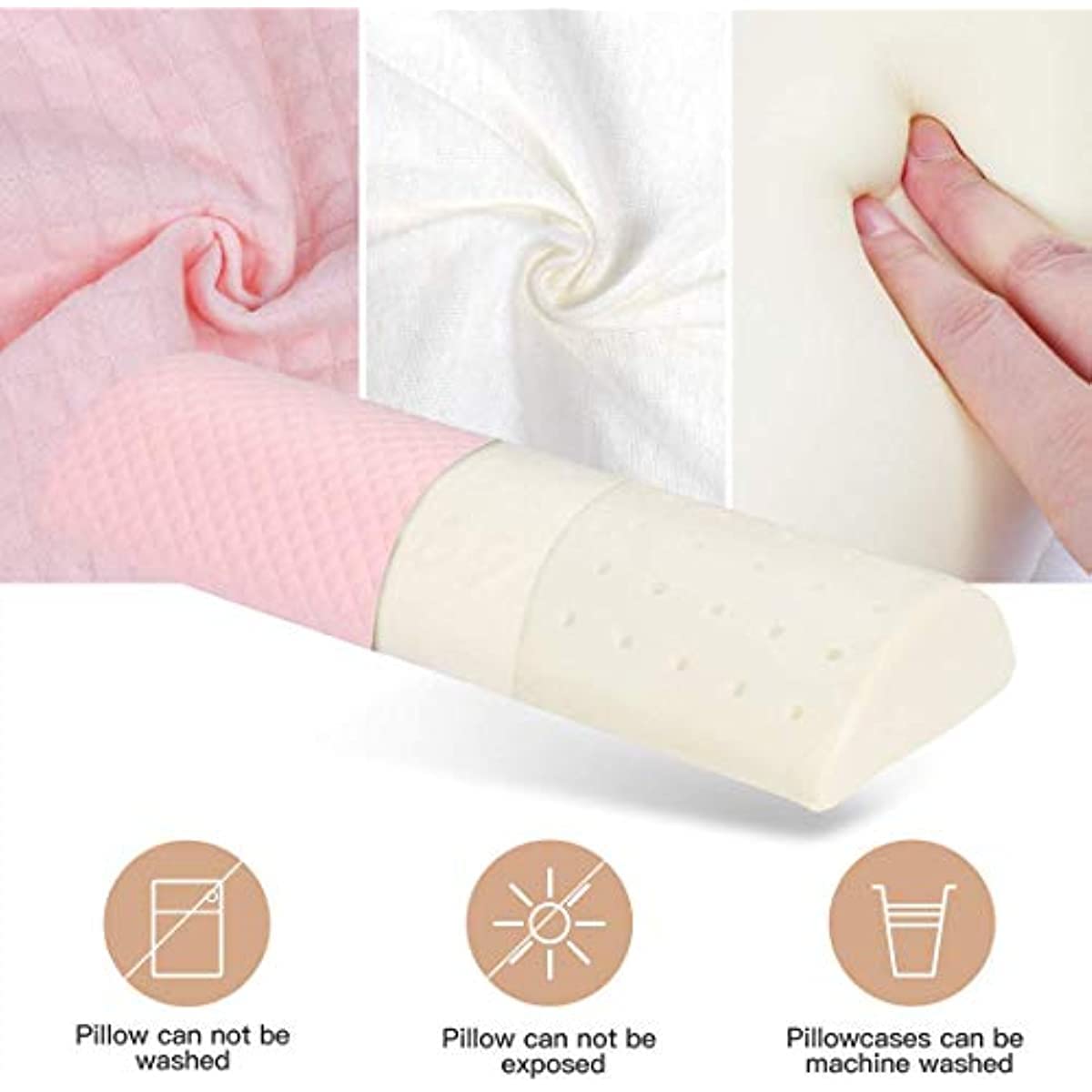 Coussin traversin en mousse à mémoire de forme semi-pour le cou et le dos, les jambes, le bas du dos, sous les jambes 1 pièce
