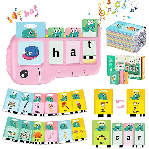 Image of Talking Flash Cards for Toddlers Learning: Alphabet Learning Toys - Matching Spelling Games with 224 Sight Words - Montessori Toys for 3 4 5 6 Years Old Kids