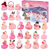 Advent Calendar 2024, Christmas Rubber Ducks Advent Calendar Kids Countdown Toys Advent Calendar Ducks For Boys Girls 4-12Year Old, Kids Bath Time Ducks Blind Box Christmas Party Gifts for Kids