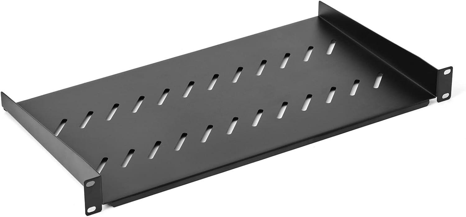 1U Server Rack Shelf Rack Mount Tray 10" Deep for 19
