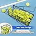 BSTSLL Tennis Ball Collector Basket Pickleball Hopper Tennis Ball Picker Upper Pickleball Holder Tennis Ball Basket Pickup Hopper Pickleball Ball Retriever for Picking, Carrying and Storage