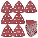 Produktbild 210 Stück 80mm Dreieck Schleifpads, 7 Körnungen (40/60/80/120/180/240/320) je 30 Stück, Schleifdreiecke Dreieckschleifer für Holz/Gips andere Oberflächen anding