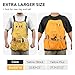 BRITEREE Work Tool Apron for Men and Women, Torso Length with 21 Tool Pockets, Durable Canvas Apron, DIY Enthusiasts, Gifts for Men Dad Father(Orange)