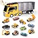 Transportador Juguete para Niños, Camión almacena 12 vehículos, Coche de Juguete 3 Años 10 Años Niños Niñas, Juegos de Construcción Camión Transportador, Educación Regalos