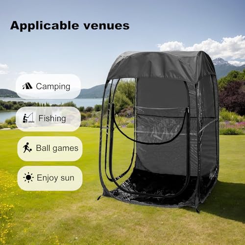 Carpa deportiva plegable para 1 persona color negro miniatura 5