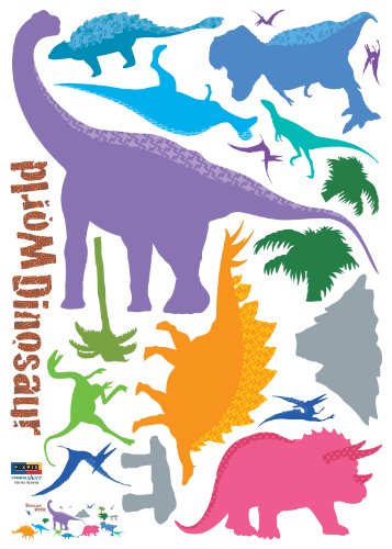 Dinosaur World Repositional Wall Decal