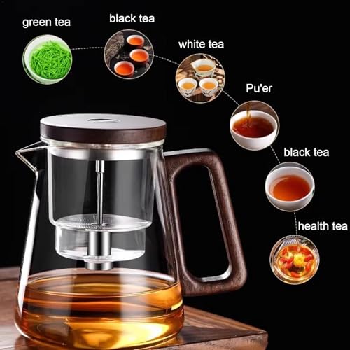 Théière élégante en verre borosilicate et infuseur haute précision - 7