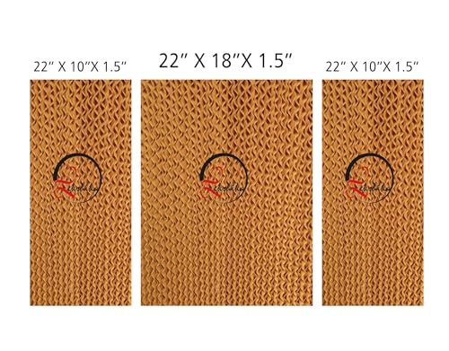 Image of Honeycomb Pad Combo | Air Cooler Cooling Pads | Honeycomb pad for Cooler (|22 inchX18 inchX1.5 inch-1| 22 inchX10 inchX1.5 inch-2 |)