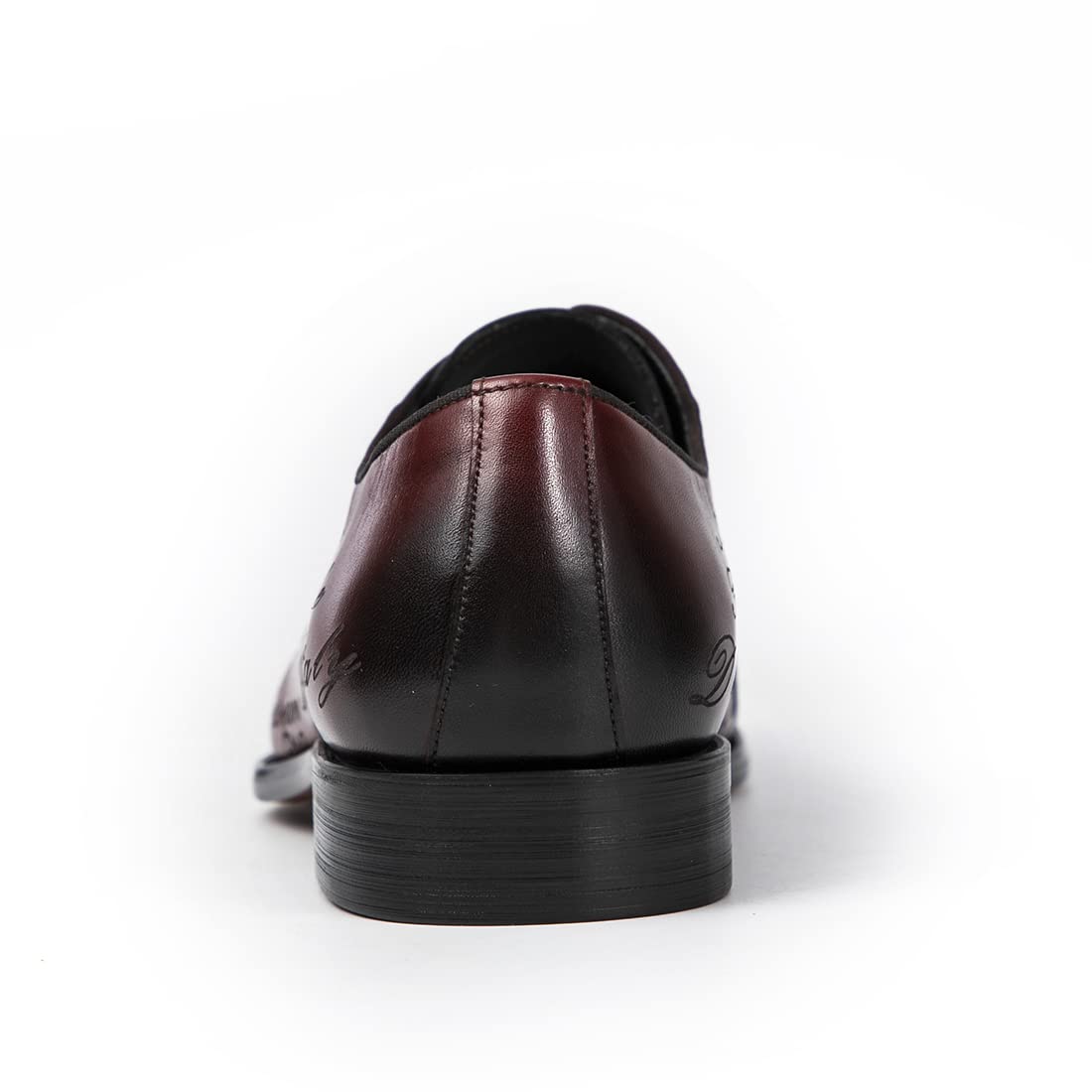 Scarpe Formali in Pelle Fatte a Mano da Uomo Oxfords Basse Stringate Scarpe Eleganti per Matrimoni Feste e Affari