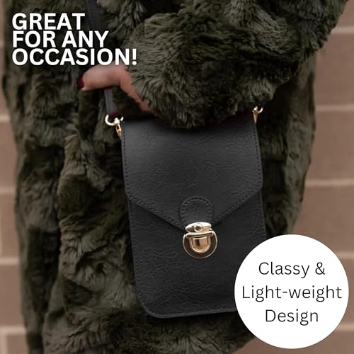 Cell Phone Purse Wallet - Touch Screen Women’s Crossbody Handbags – Faux Leather Crossbody Phone Case Bag4