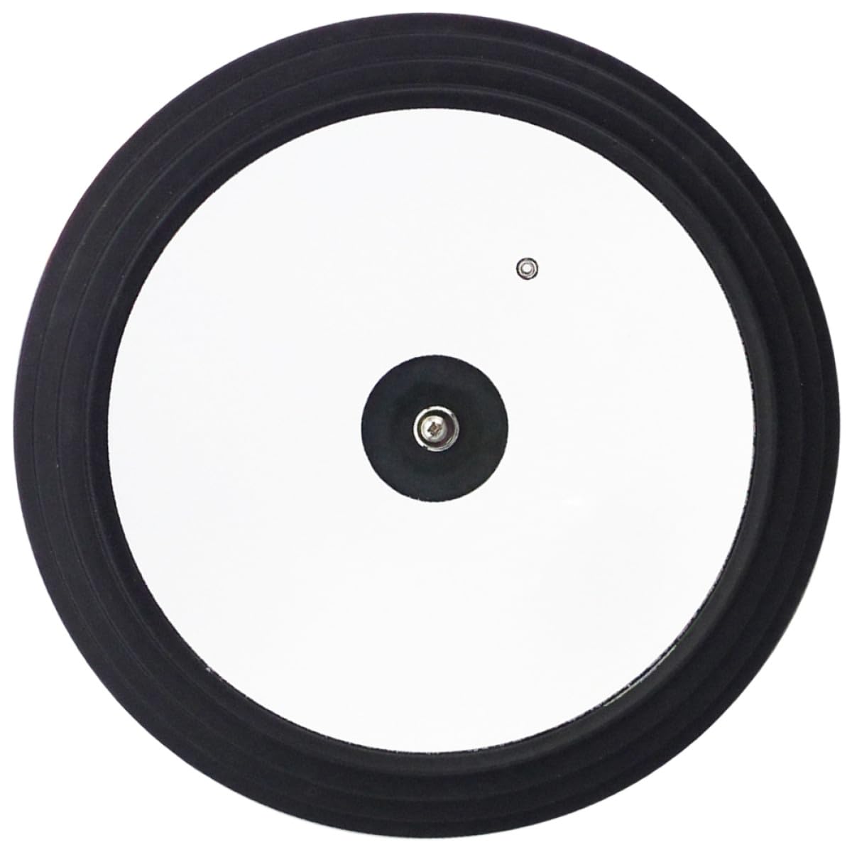 Couvercle en Verre Trempé 26-30 Cm avec Rebord en Silicone Résistant la Chaleur, Anti-éclaboussures D'huile, Multi-tailles pour Casseroles et Poêles, Couvercle de Casserole