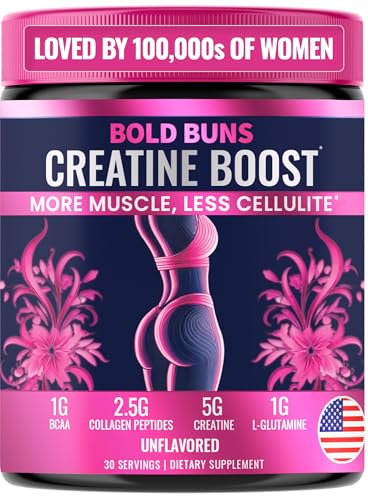 Can a 70-Year-Old Build Muscle With Weights? The Science Will Surprise You 6 Bold Buns Creatine for Women – Supplement with Collagen & BCAA – Supports Muscle Development, Post-Workout Recovery, Skin Elasticity, Healthy Hair & Nail (30 Servings, Unflavored)