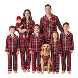 Family Christmas Pajamas Matching Sets Xmas Pjs...