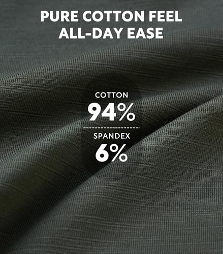 DAVID ARCHY Mens Pajamas Set Short Sleeve Summer Pajamas Soft Cotton Pajamas for Men Lightweight Lounge Set with Pockets3