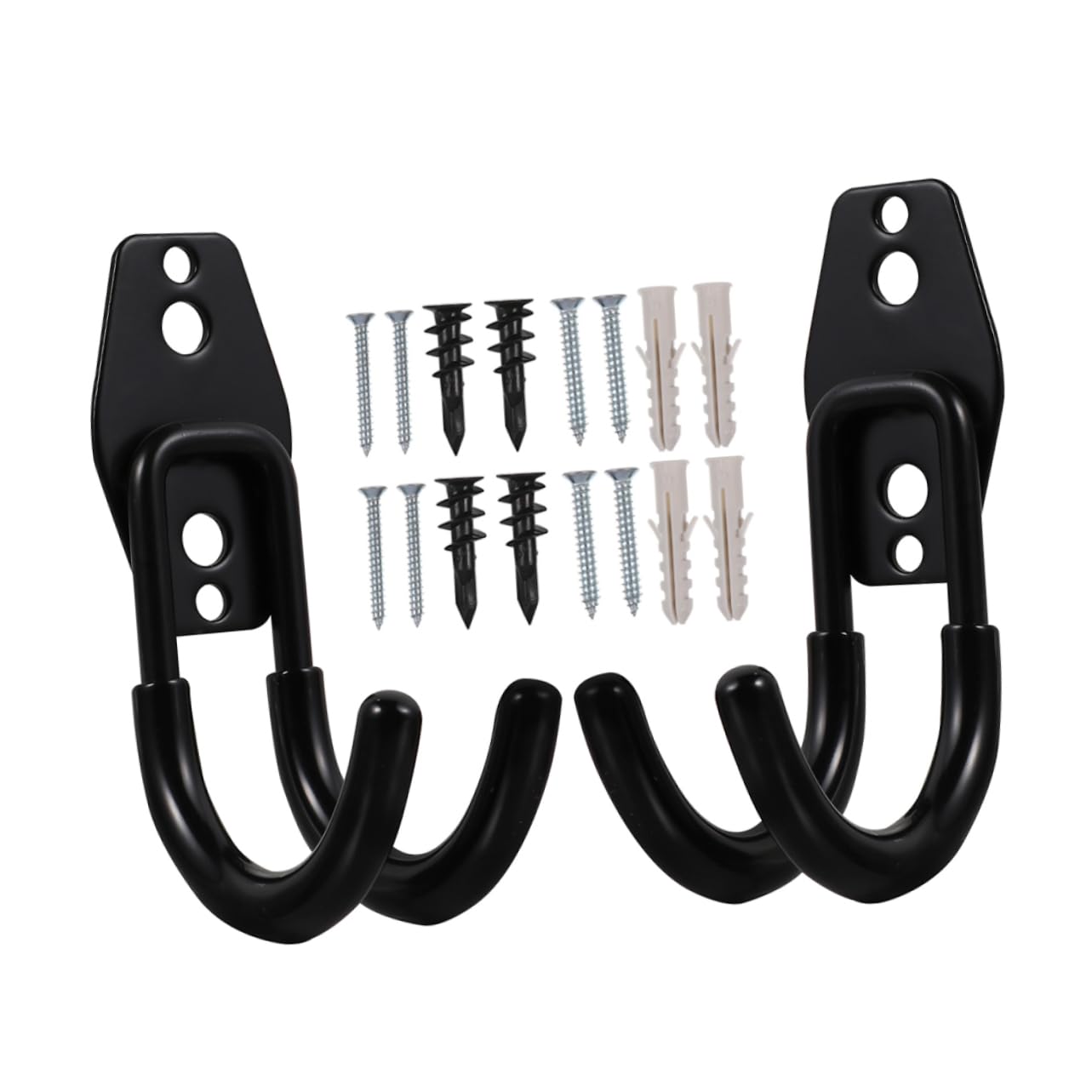 Toyvian 3 Sätze Wandmontierter Gartenschlauchhalter Robuste Metallhalterung Für Gartenschlauch Für Aufbewahrung Im Außenbereich Langlebig Und Einfach Zu Verwenden 2 Stück * 3