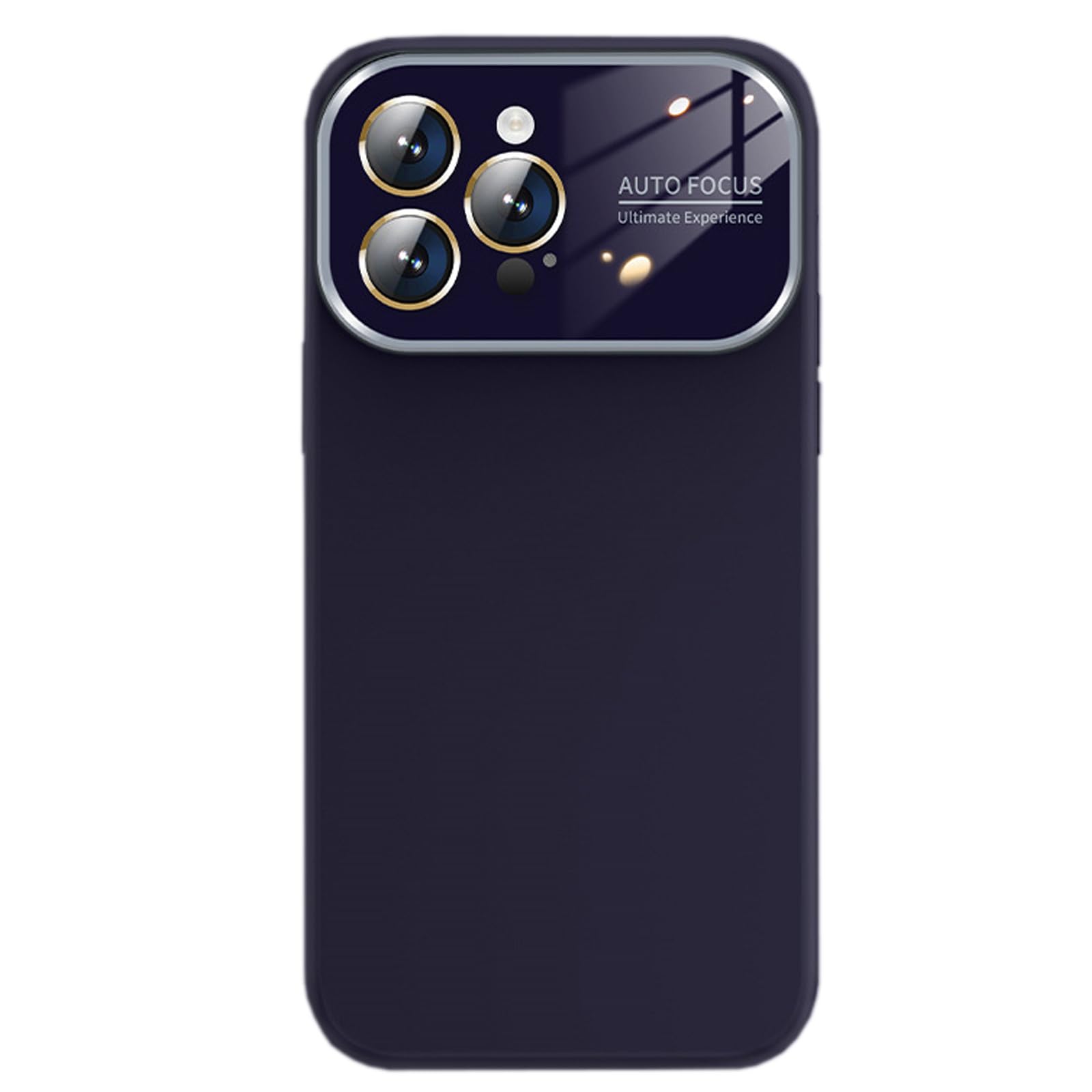 LXURY Ultra cienkie etui do iPhone'a 15 Pro Max/15 Pro/15 Plus/15, miękkie etui premium z okienkiem ochronnym aparatu, oryginalne etui z płynnego silikonu, fioletowe, 15 6,1"