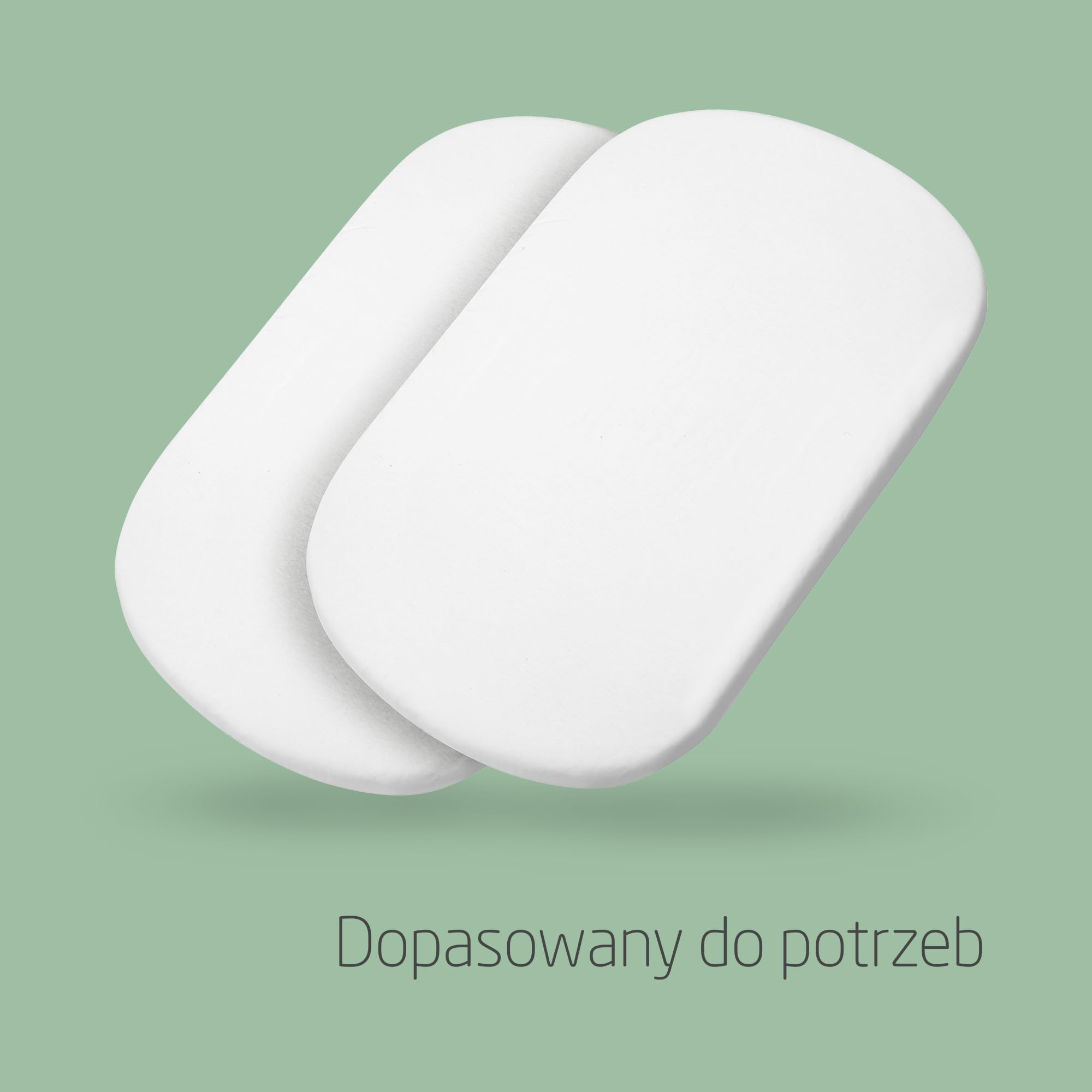 Maxi-Cosi Organiczne prześcieradła do gondoli, Do wszystkich gondoli Maxi-Cosi, Zestaw 2-w-1, Prześcieradła 100% z bawełny organicznej, Uniwersalne, Tkaniny premium, Do prania w pralce, Białe