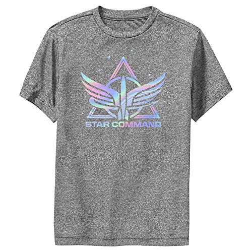 Disney Pixar Lightyear Star Command Holographic Boys Short Sleeve Tee Shirt
