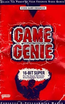 Paperback Game Genie Super Nintendo Codebook & Programming Manual Book