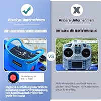 Rasenmäher, ferngesteuert, 39,4 Zoll, mit Motor 459 cc Hybrid-Raupe für Steigungen von 55° und unebenem Gelände – Ansicht 6