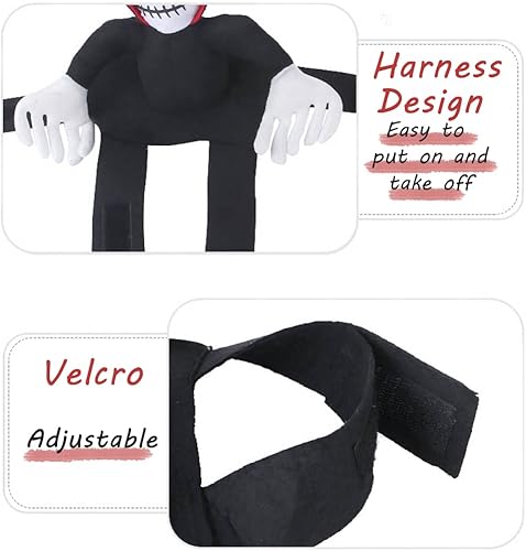 Miniatura 4 de Disfraz de Halloween de diablo a caballo para perro, gato, arnés para perro, cosplay, cumpleaños, Navidad, Halloween, divertido, fiesta de