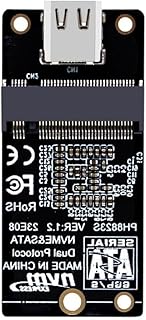 M.2 NVME DualProtocol Hard Drive Enclosure Adapter JMS581 Controller HighPerformance 1000MB Support 2230 2242 2260 2280 SSD 2230 2242 2260 2280 Solid Hard Drive Driver