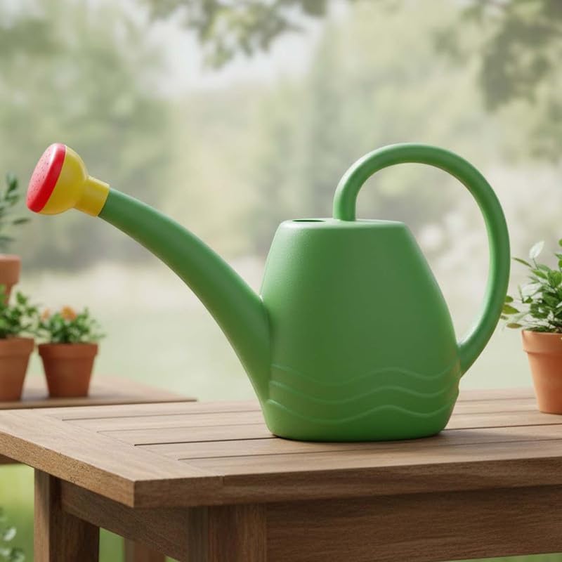 Go Hooked Plastic Plants Watering Can | 1.8 Litre Watering Can for House Plants
