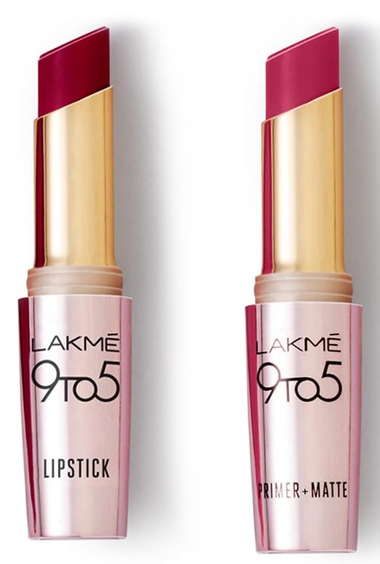 Lakmé Lip Color Deep Wine Matte And Lip Color Maroon | Desertcart Seychelles, image size:740x1096